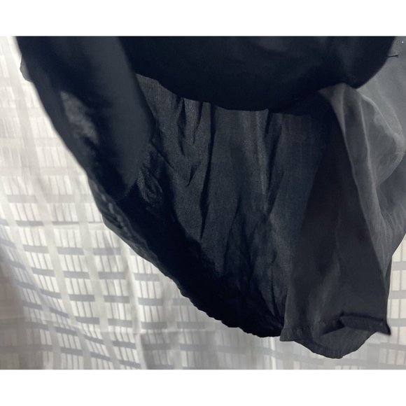 Mossimo Women's Shirt Size L Color Black Casual Button Up - Picture 13 of 14